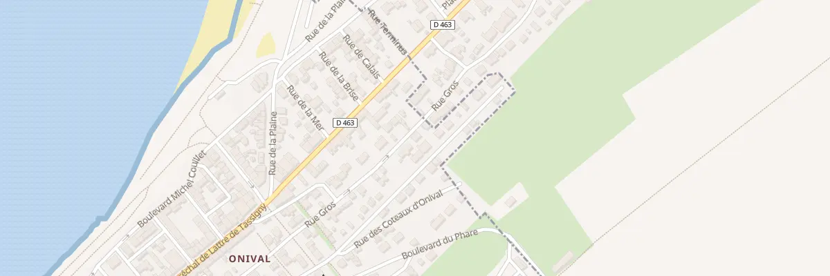 Plan du 40 Rue Gros à Ault