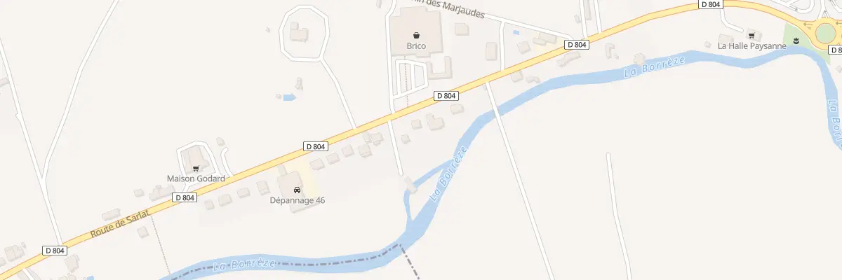 Plan du 101 Av de Sarlat à Souillac