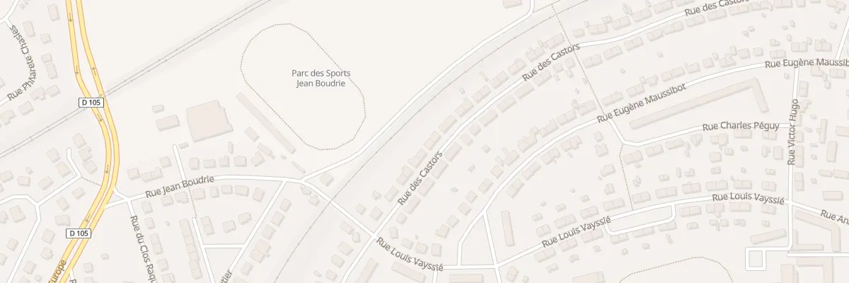 Plan du 98 Rue des Castors à Lucé