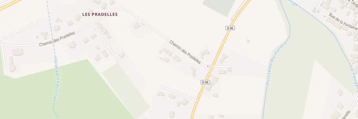 Plan du 103 Che des Pradelles à Saint-Étienne-de-Tulmont