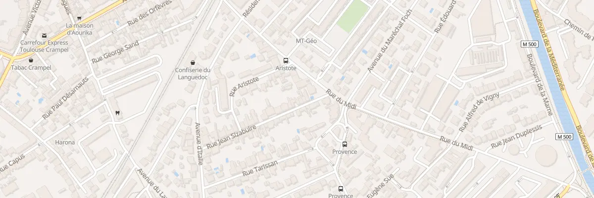 Plan du 33 Rue Jean Sizabuire à Toulouse