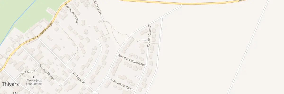 Plan du 2 Rue des Champs à Thivars