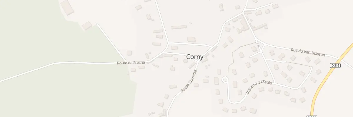 Plan du 25 Le Village - Corny à Frenelles-en-Vexin