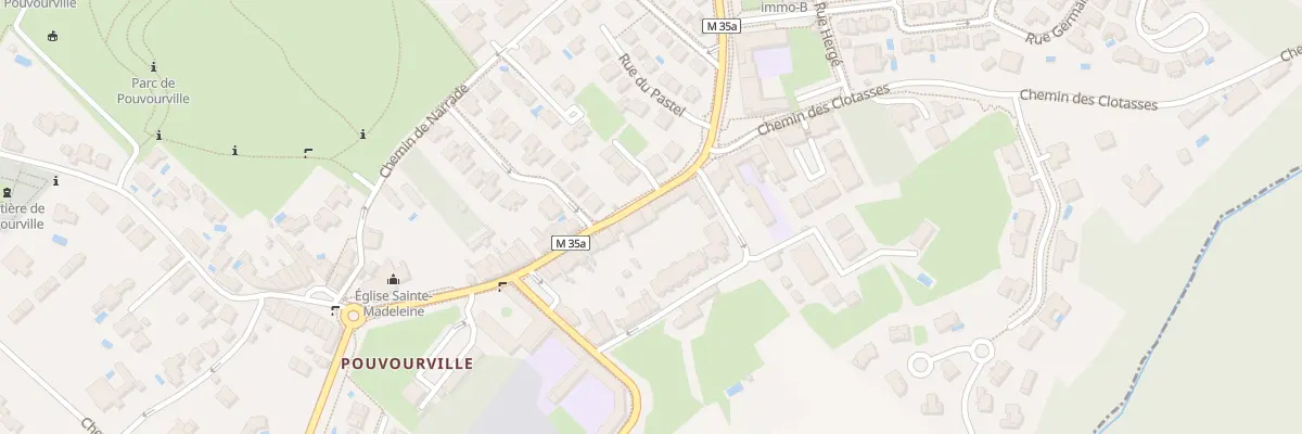 Plan du 5 Rue de Fondeville à Toulouse