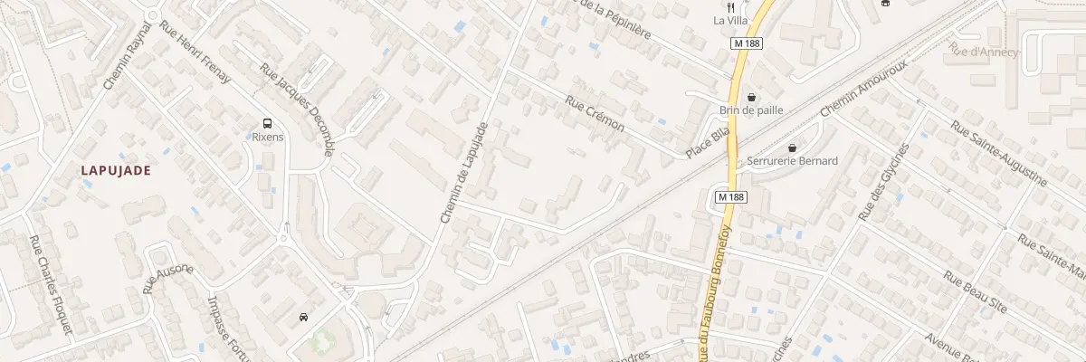 Plan du 5 Imp Toussaint Louverture à Toulouse