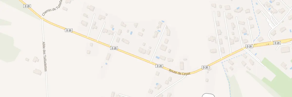 Plan du 52 Rte de Cépet à Labastide-Saint-Sernin