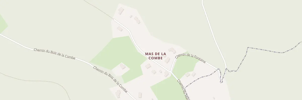 Plan du 418 Chem du Mas de la Combe à Maxou