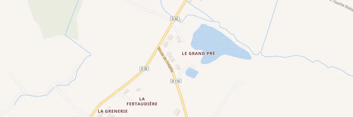 Plan du 3 Rte de Fredille à Jeu-Maloches