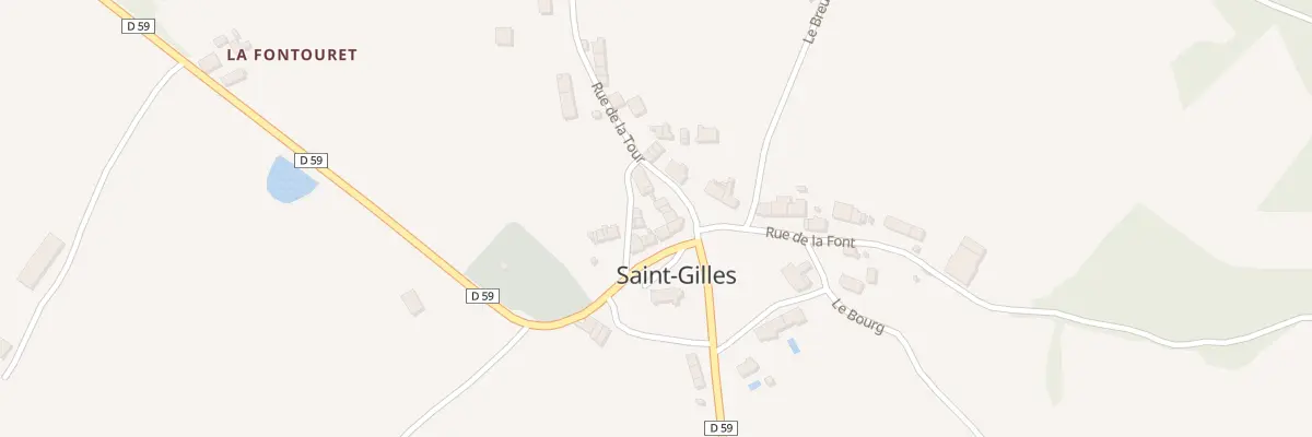 Plan du 1 Rue de la Tour à Saint-Gilles