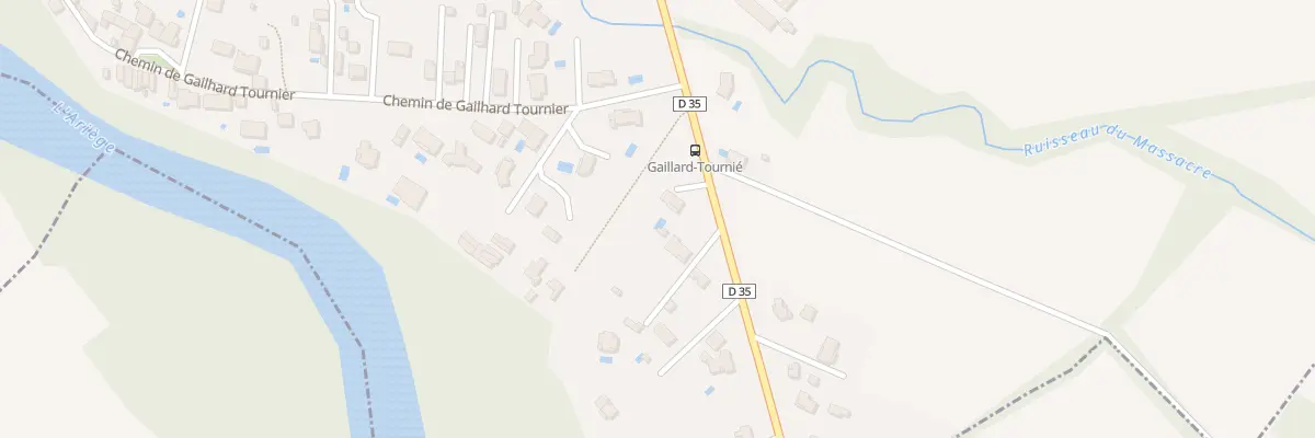 Plan du 54 Rte d’Auterive à Grépiac