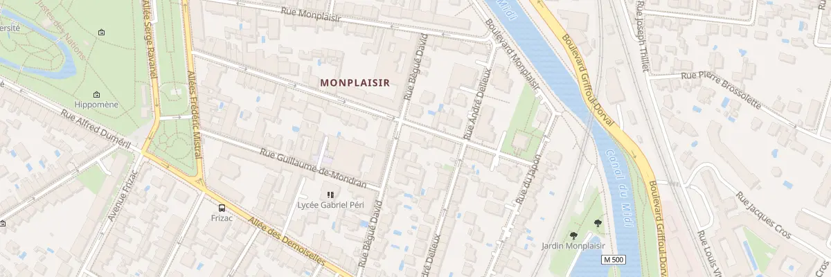 Plan du 32 Rue Martyrs de Liberation à Toulouse