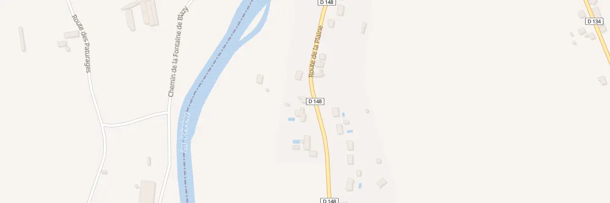 Plan du 38 Rte De La Plaine à Allassac