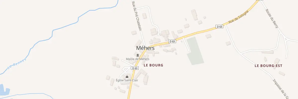 Plan du 1 Rue de la Forêt à Méhers