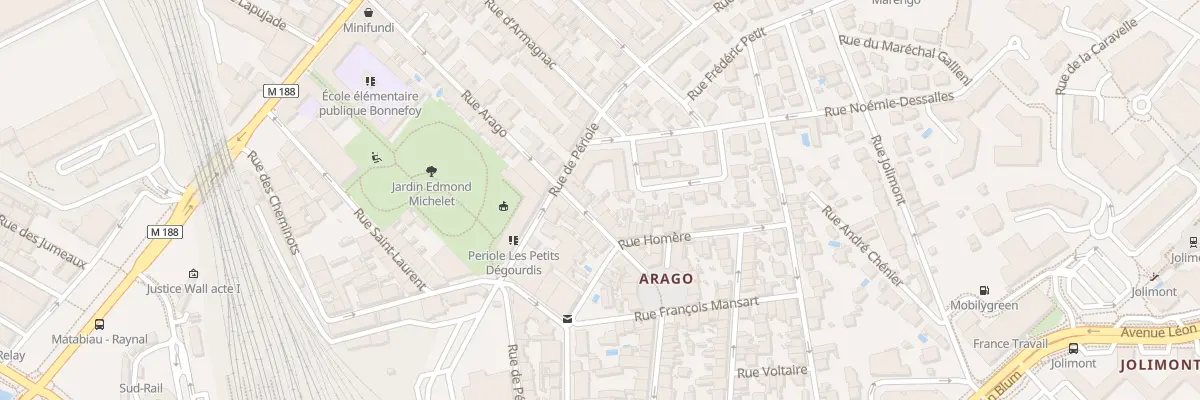 Plan du 62B Rue de Périole à Toulouse