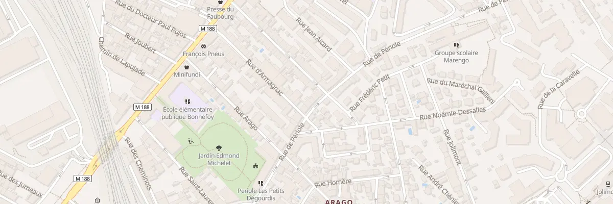 Plan du 47 Rue de Périole à Toulouse