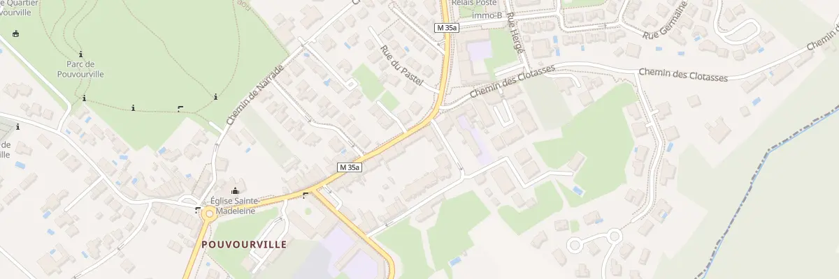 Plan du 1 Rue de Fondeville à Toulouse