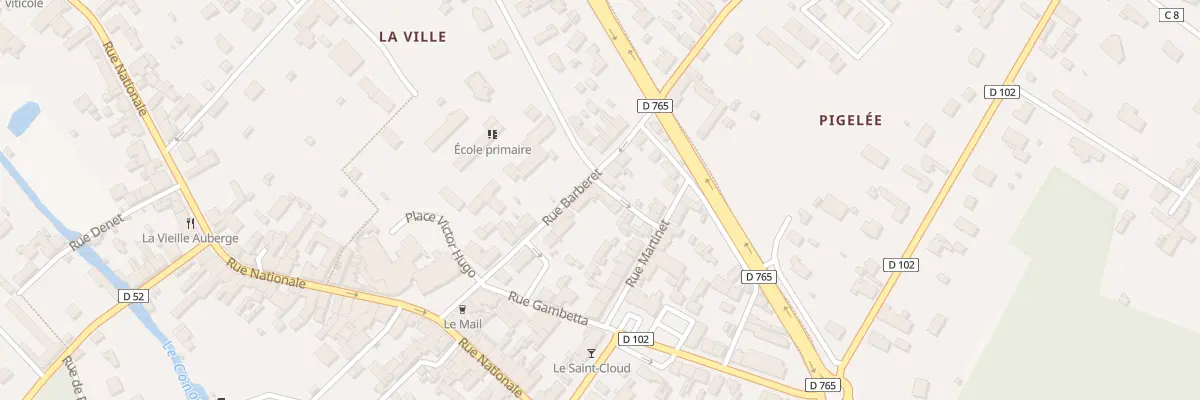Plan du 16 Rue Barberet à Cour-Cheverny