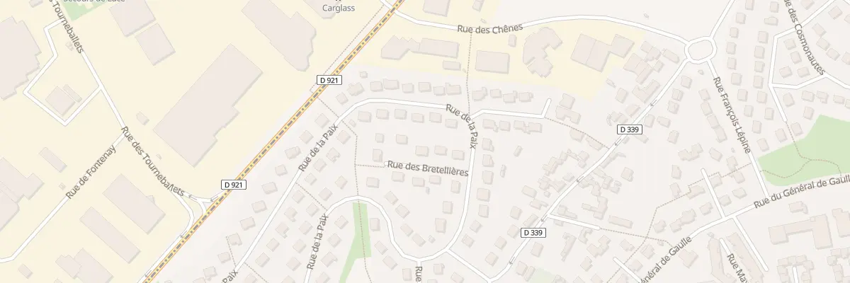 Plan du 6 Rue des Bretellières à Luisant