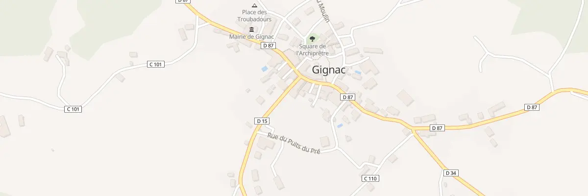 Plan du 5 Rue du 45e Parallele à Gignac