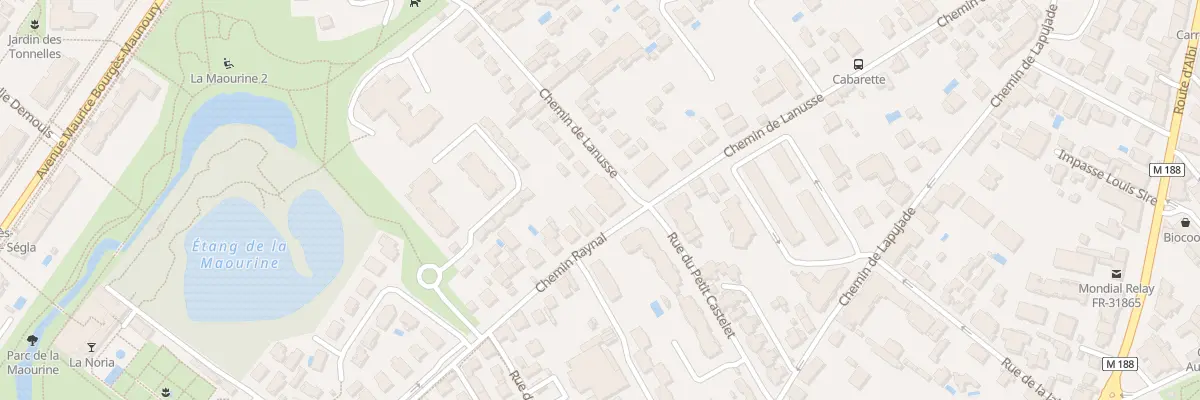 Plan du 67 Che de Lanusse à Toulouse