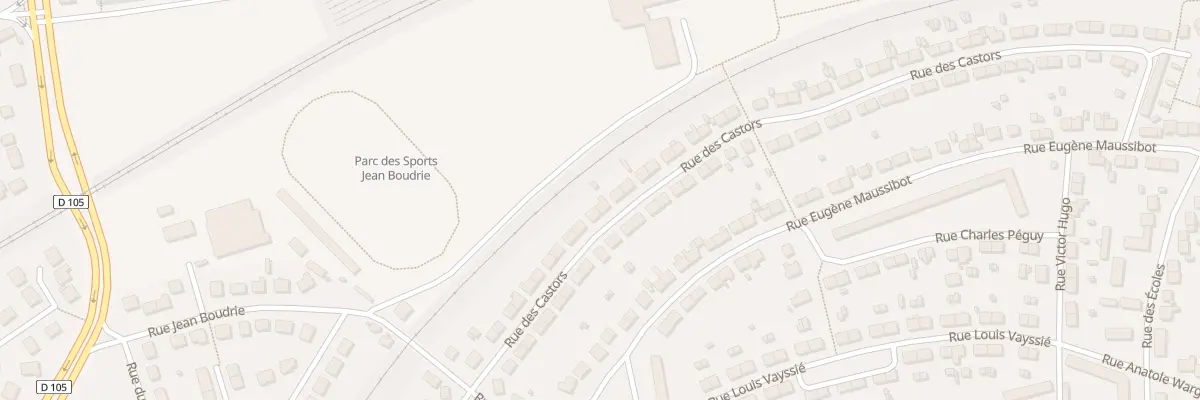 Plan du 88 Rue des Castors à Lucé