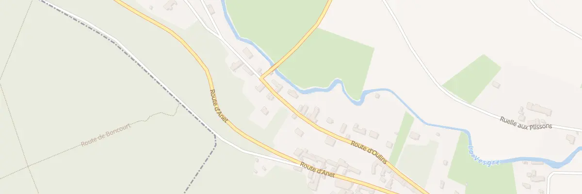 Plan du 24 Rte d’Oulins à Boncourt