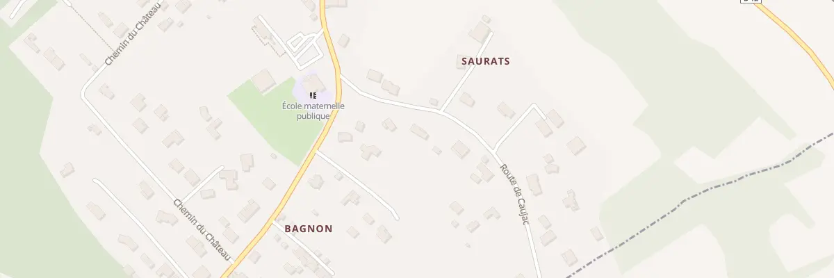 Plan du 106 Saurats à Grazac