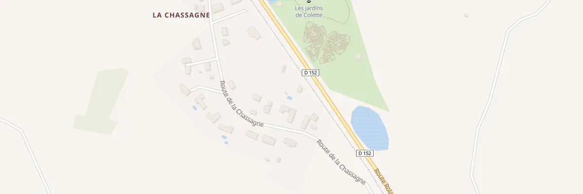 Plan du 645 Rte De La Chassagne à Varetz