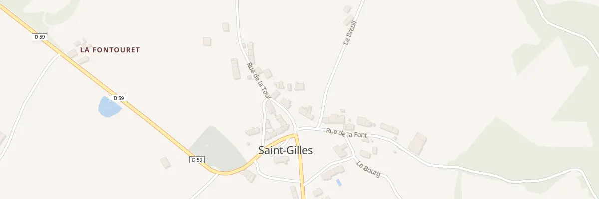 Plan du 6 Rue de la Tour à Saint-Gilles