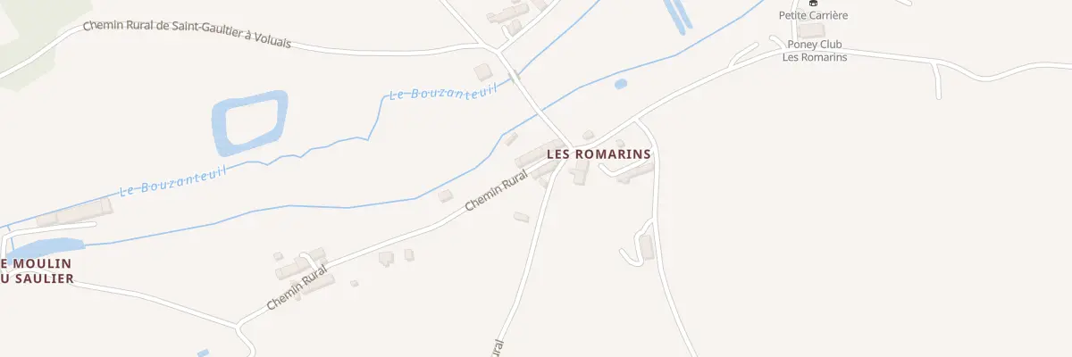 Plan du 1 Le Saulier à Chasseneuil