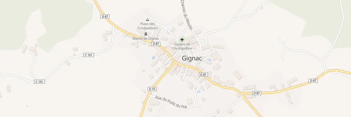 Plan du 2 Rue de la Pierre des 3 Eveques à Gignac