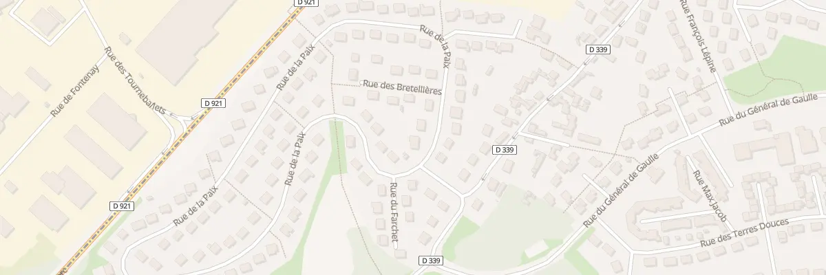 Plan du 1 Rue de la Paix à Luisant