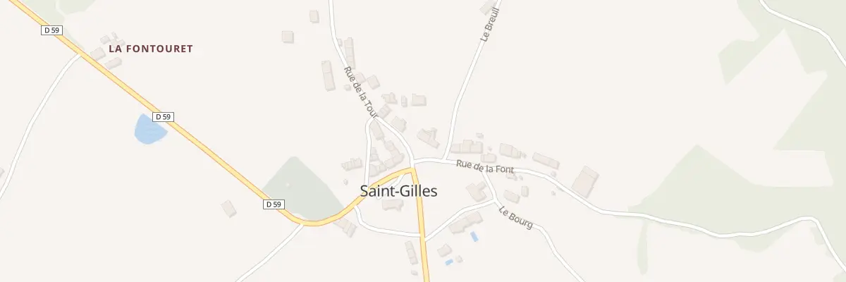 Plan du 4 Rue de la Tour à Saint-Gilles