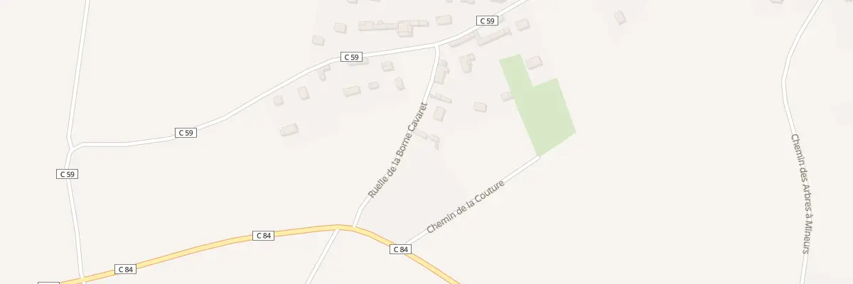 Plan du 6 Rle de la Borne Cavaret à Hennezis