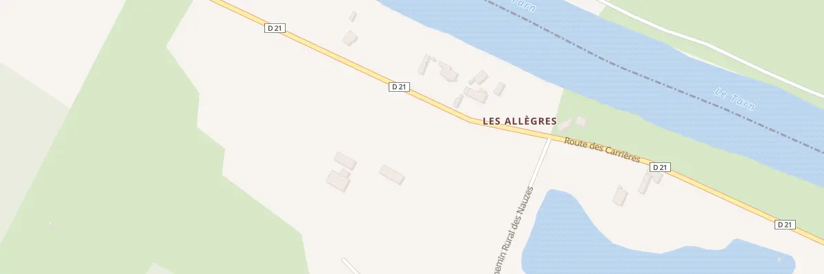 Plan du 550 Rte des Carrières à Nohic
