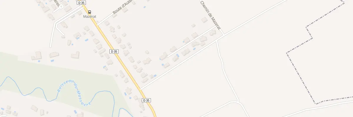 Plan du 3 Che de Mazerat à Grépiac