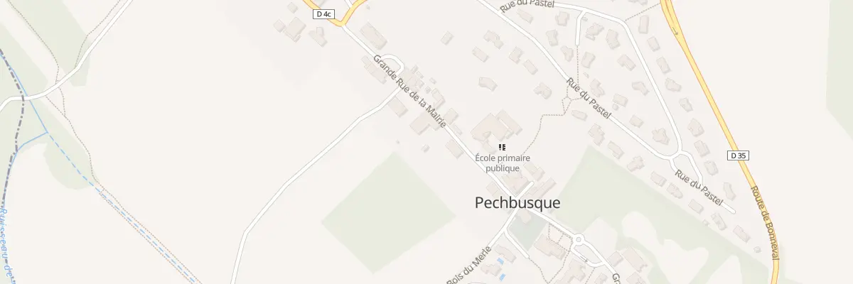 Plan du 10 Grand Rue de la Mairie à Pechbusque