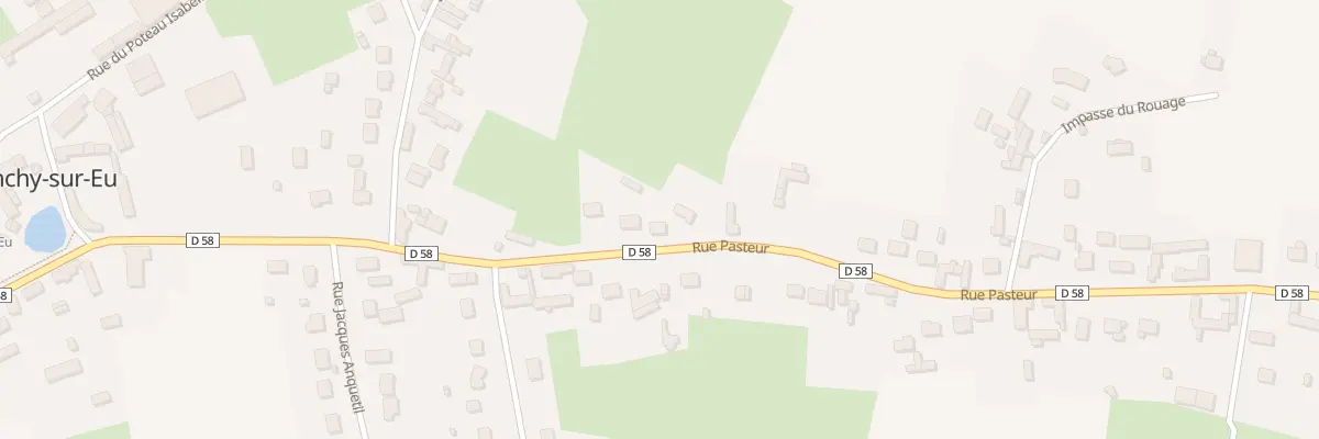 Plan du 12 Rue Pasteur à Monchy-sur-Eu