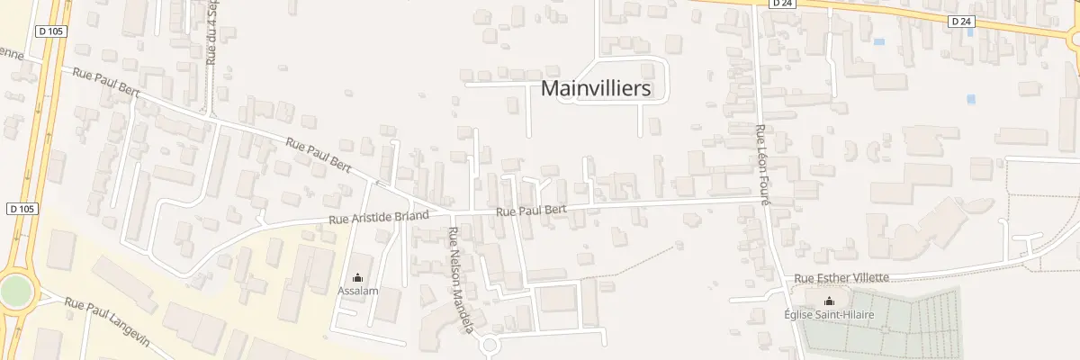 Plan du 20 Rue Paul Bert à Mainvilliers
