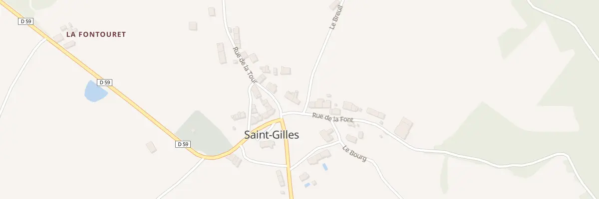Plan du 2 Rue de la Tour à Saint-Gilles