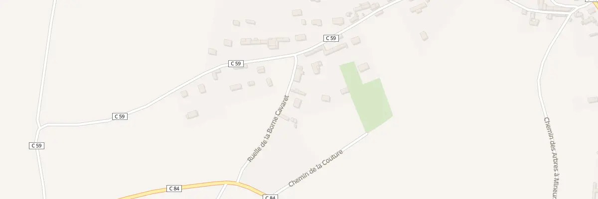 Plan du 2 Rle de la Borne Cavaret à Hennezis