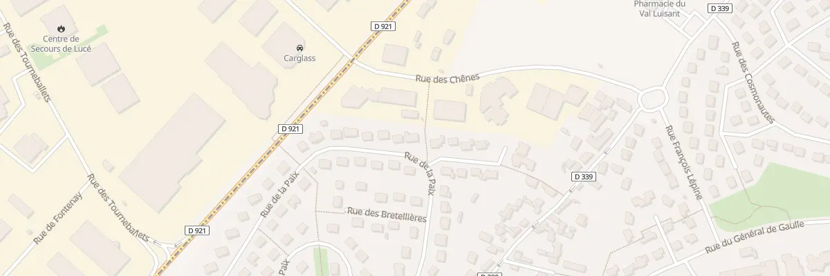 Plan du 16 Rue de la Paix à Luisant