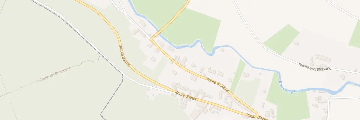 Plan du 22 Rte d’Oulins à Boncourt