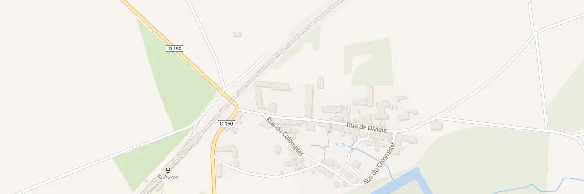 Plan du 3 Rue de Diziers à Suèvres