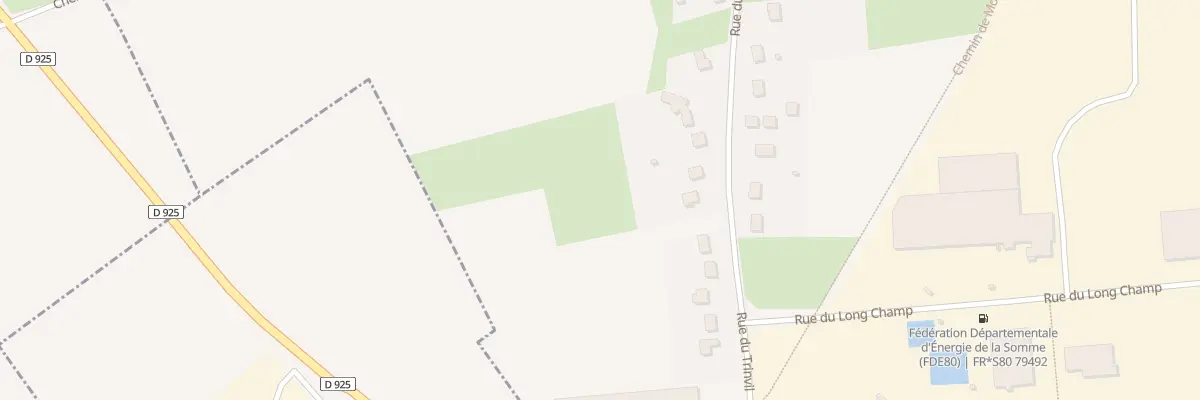 Plan du 1160 Rue du Trinvil à Saint-Quentin-la-Motte-Croix-au-Bailly