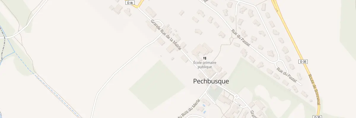Plan du 10 Gr Grand Rue de la Mairie à Pechbusque