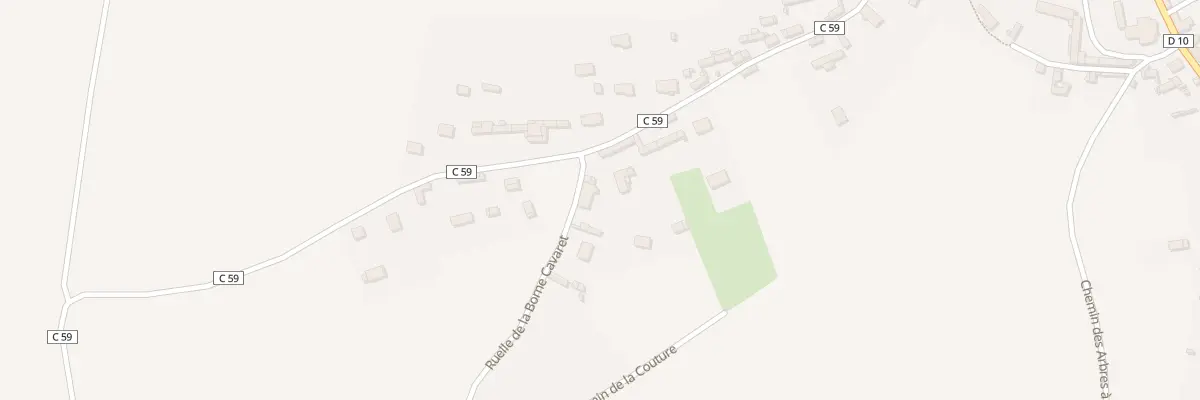 Plan du 2 Rle de la Borne Cavaret à Hennezis