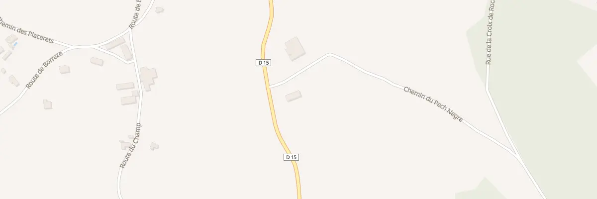 Plan du 6752F Pech Negre à Gignac