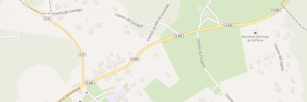 Plan du 5058A Les Tardieux à Saint-Pierre-Lafeuille