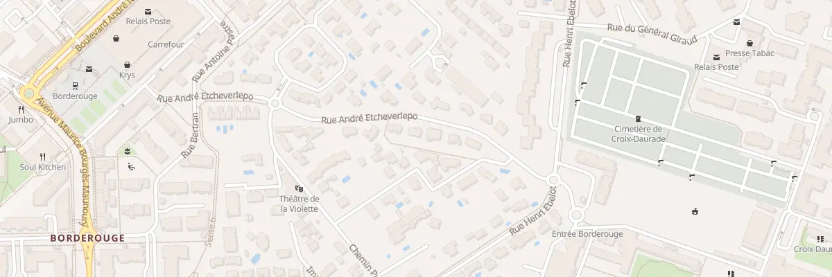 Plan du 11 Rue André Etcheverlepo à Toulouse